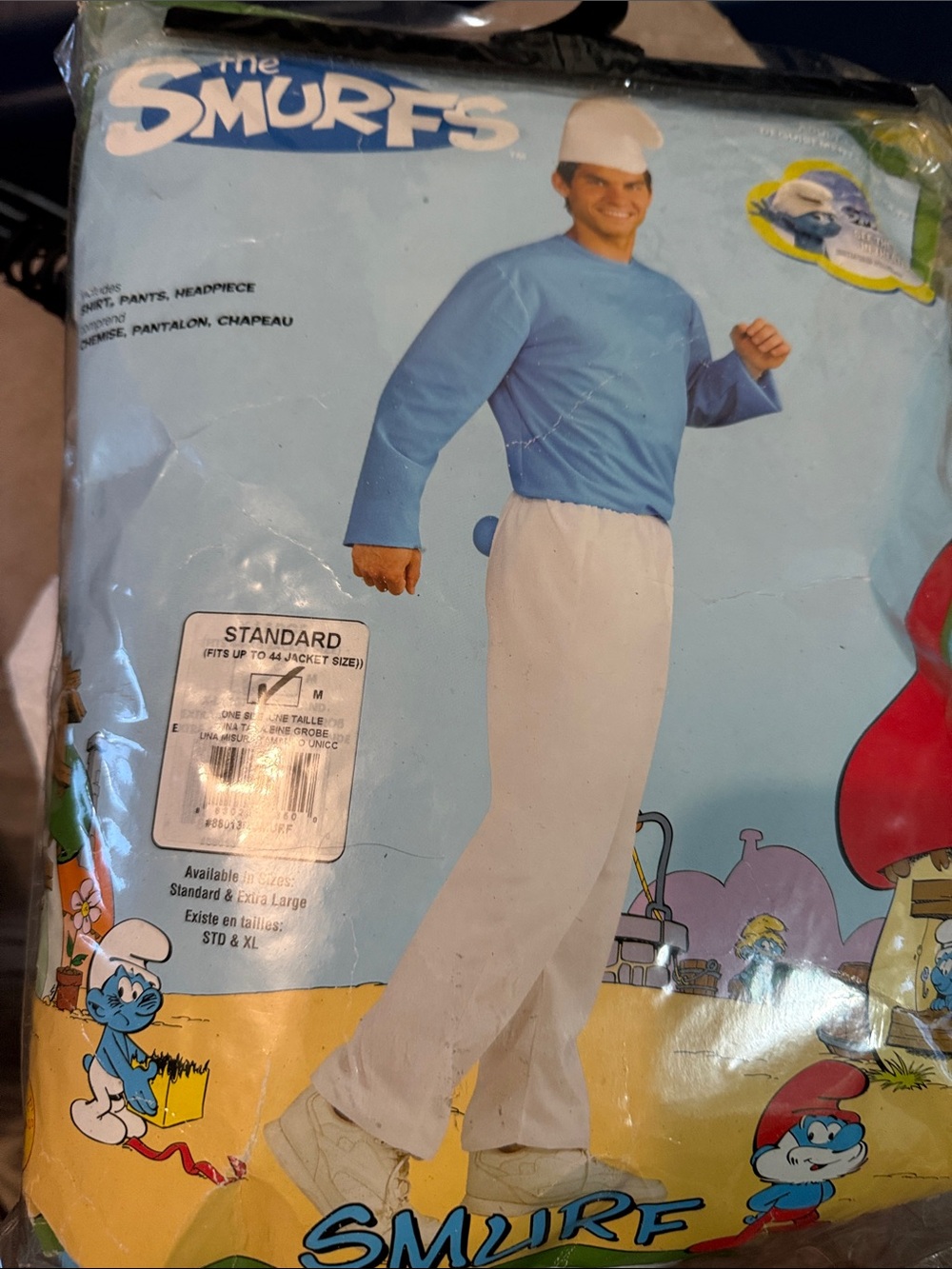 Rubie's Adult Smurf Costume - Blue & White